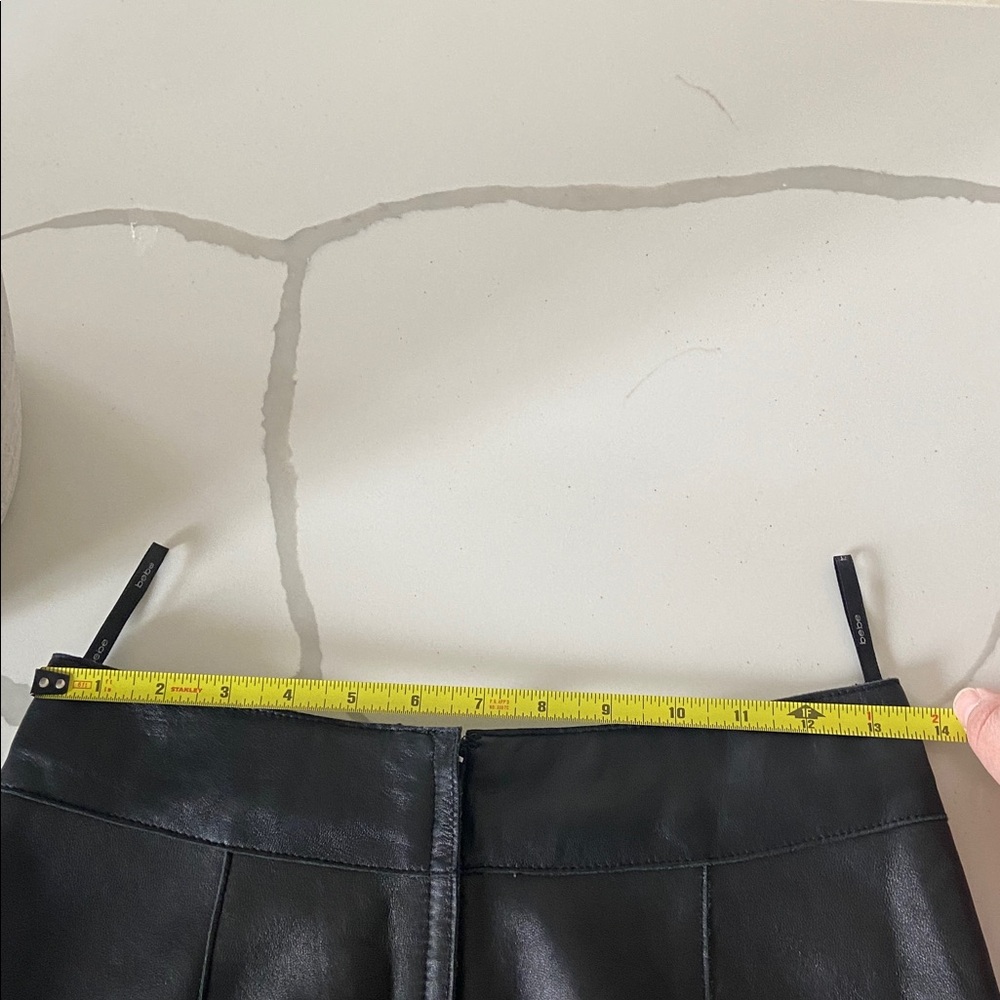 BEBE 100% GENUINE LEATHER SKIRT - Picture 9 of 10
